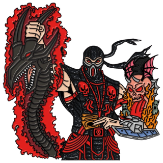 RED EYES BLACK DRAGON PIN