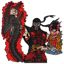 Load image into Gallery viewer, RED EYES BLACK DRAGON PIN
