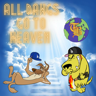 All Dawgs Go to Heaven Acrylic Pin Set