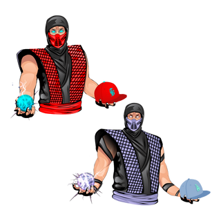 MK Series Duo Pin Set - Rain & Ermac